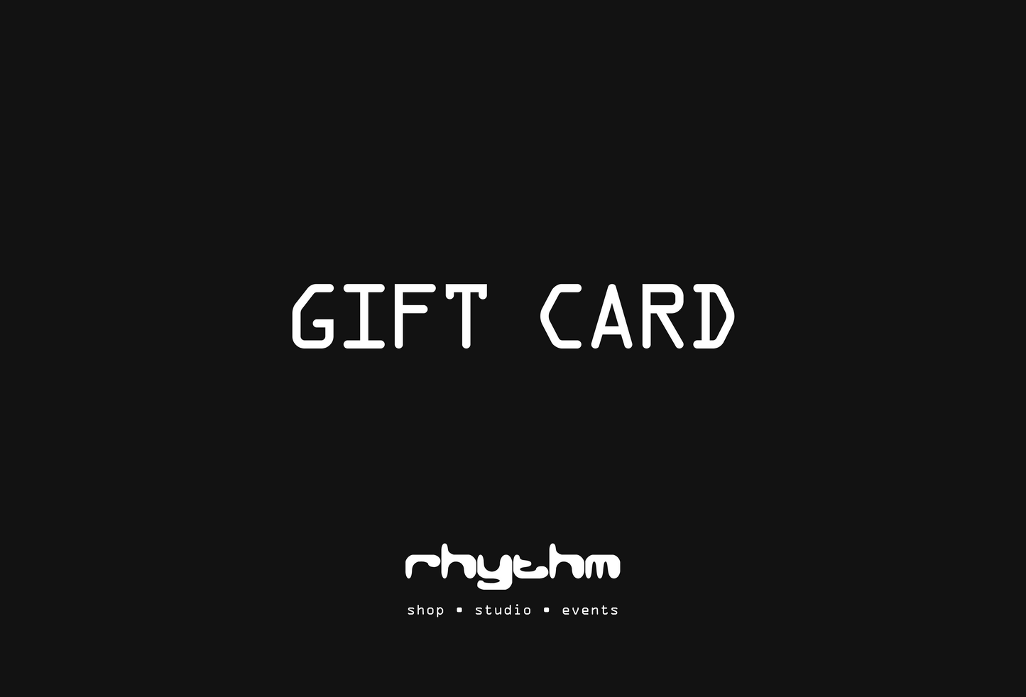 Rhythm Gift Card